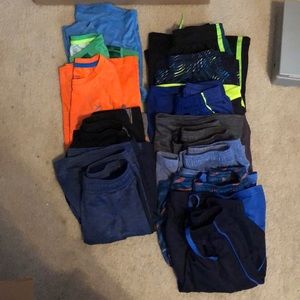 Bundle of Champion shorts and t-shirts